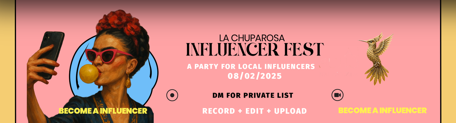 DJ performing at La Chuparosa Influencer Night