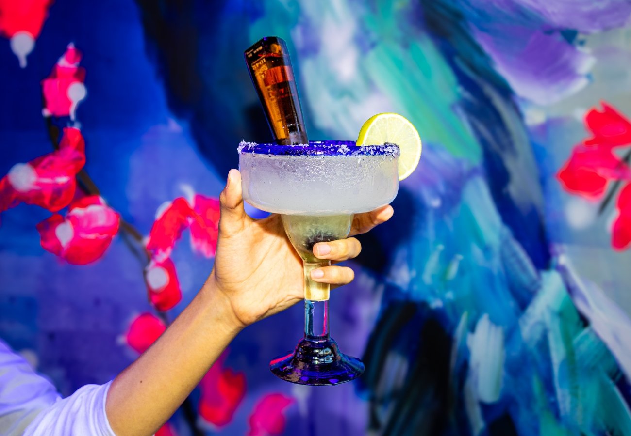 La Chuparosa signature cocktail showcasing modern Mexican mixology and fresh ingredients